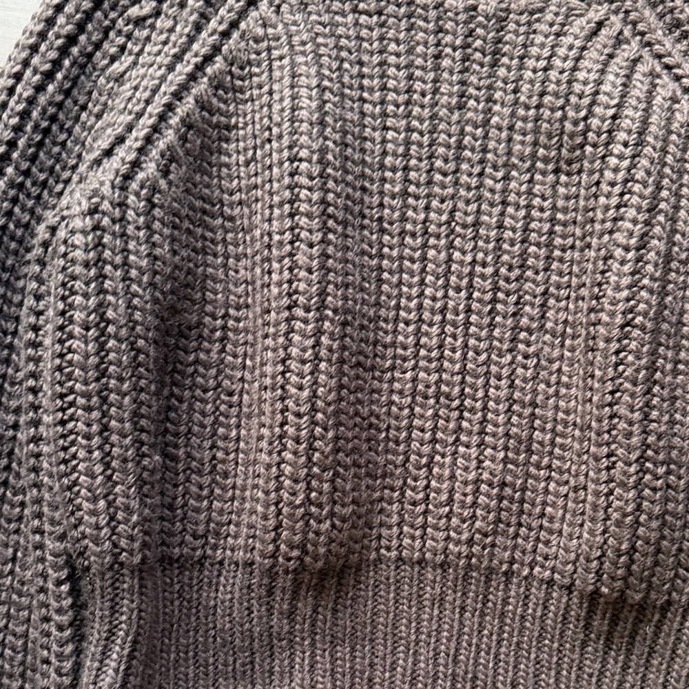 Cozy Chocolate Knit Turtleneck Sweater - Picture 6 of 8